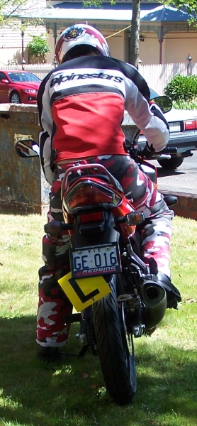 motorbike - back